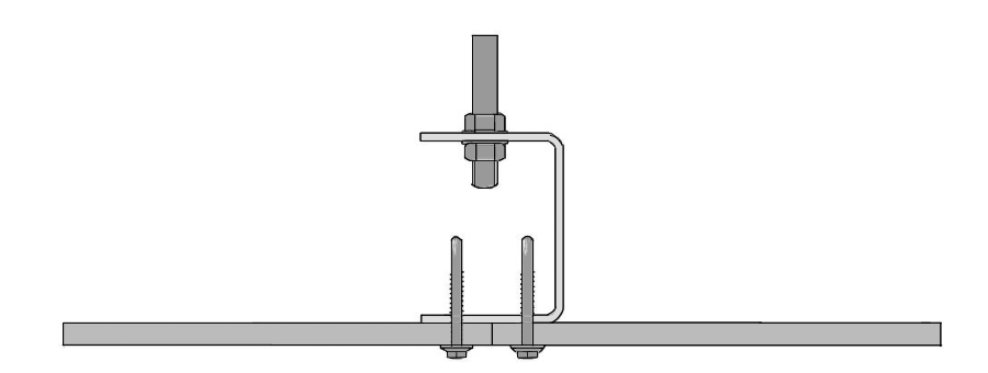 Suspended Ceiling Cable Penetration System (3) Hole